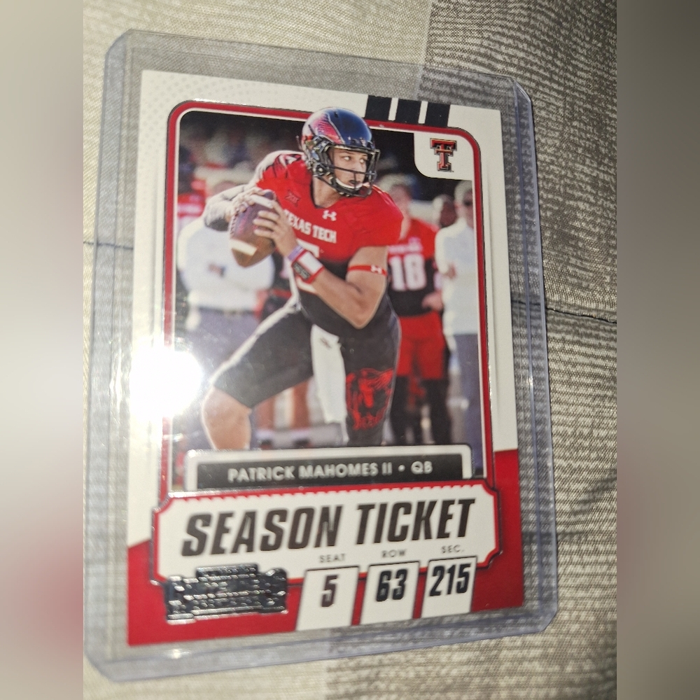 Texas Tech Season Ticket Card - Red and Black
